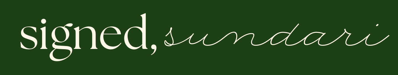 signed, sundari